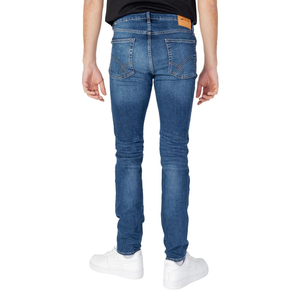 Gas Blue Cotton Jeans & Pant
