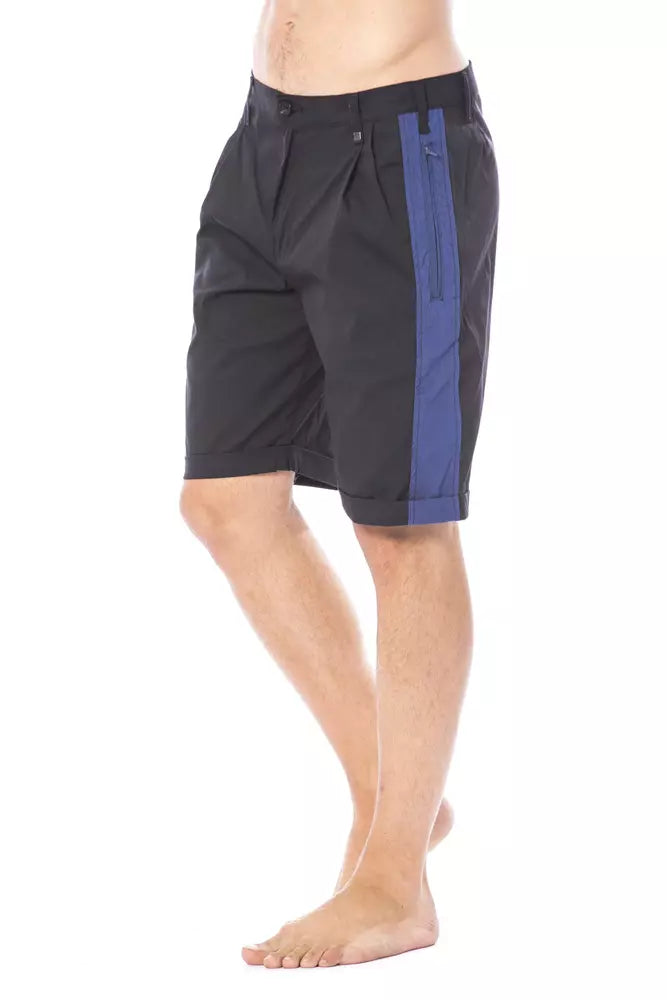 Verri Black Cotton Men's Short