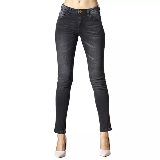 Yes Zee Black Cotton Women's Jean