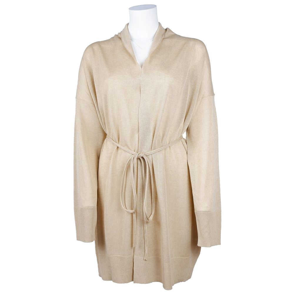 Alpha Studio Beige Viscose Dress