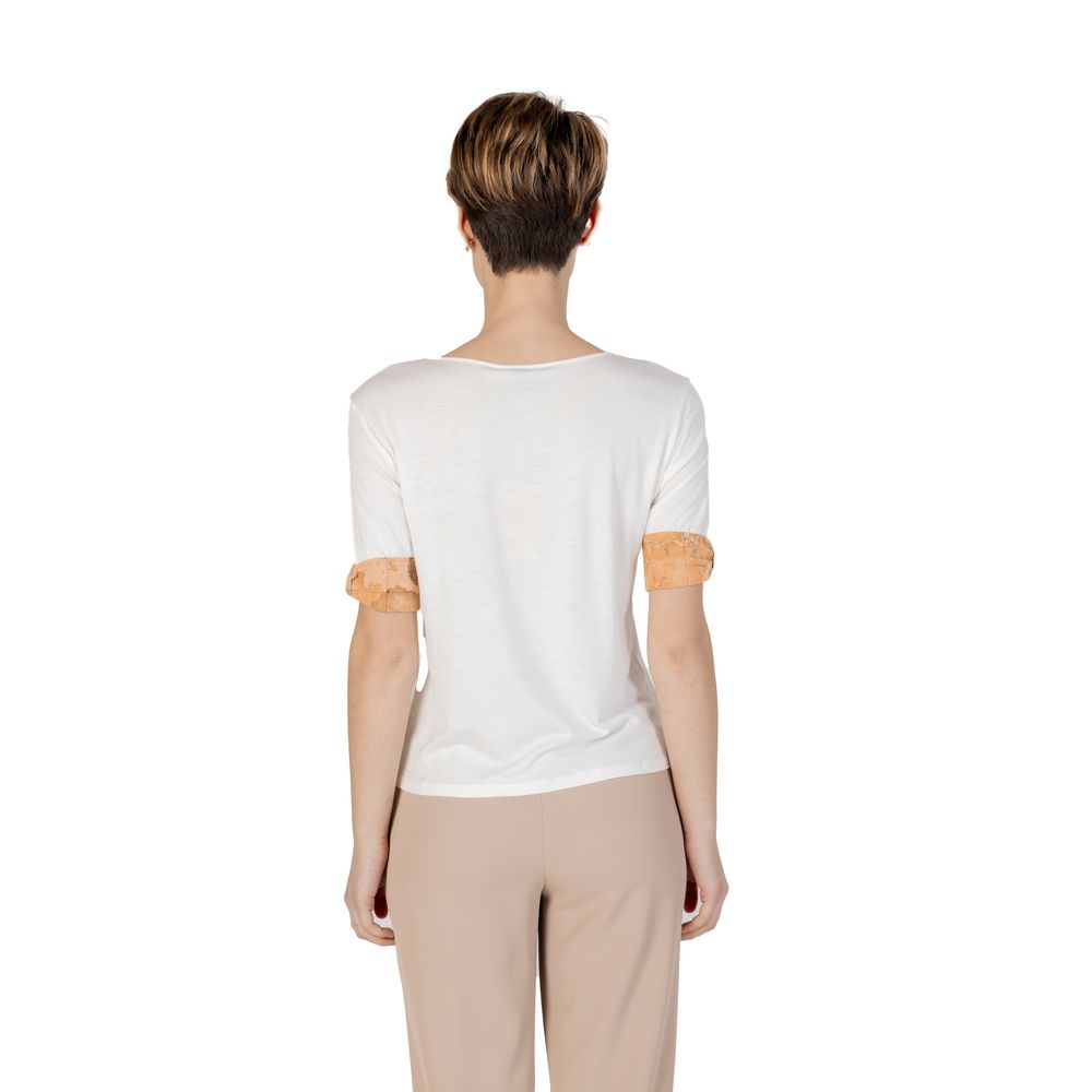 Alviero Martini Prima Classe Beige Viscose Tops & T-Shirt