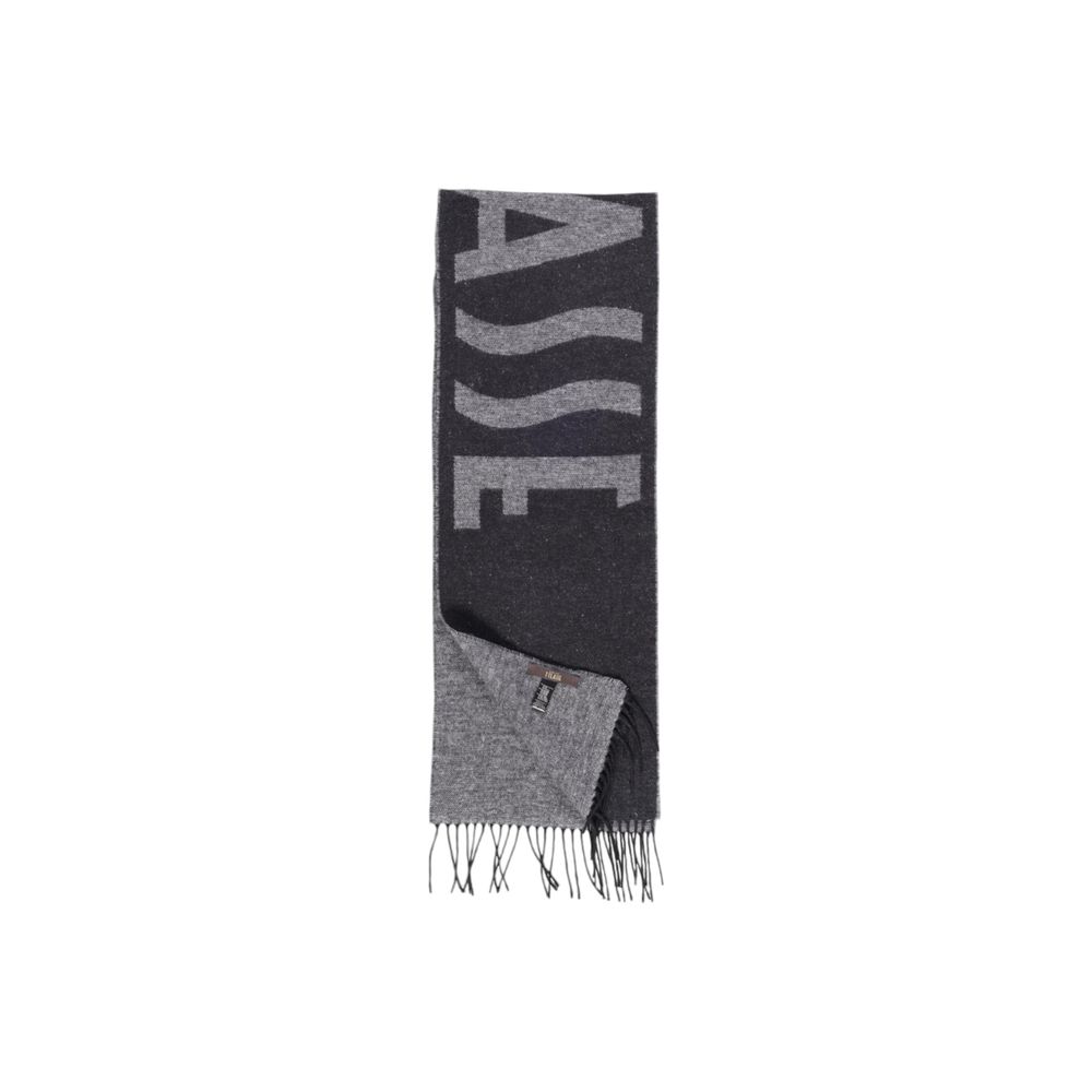 Alviero Martini Prima Classe Black Cotton Scarf