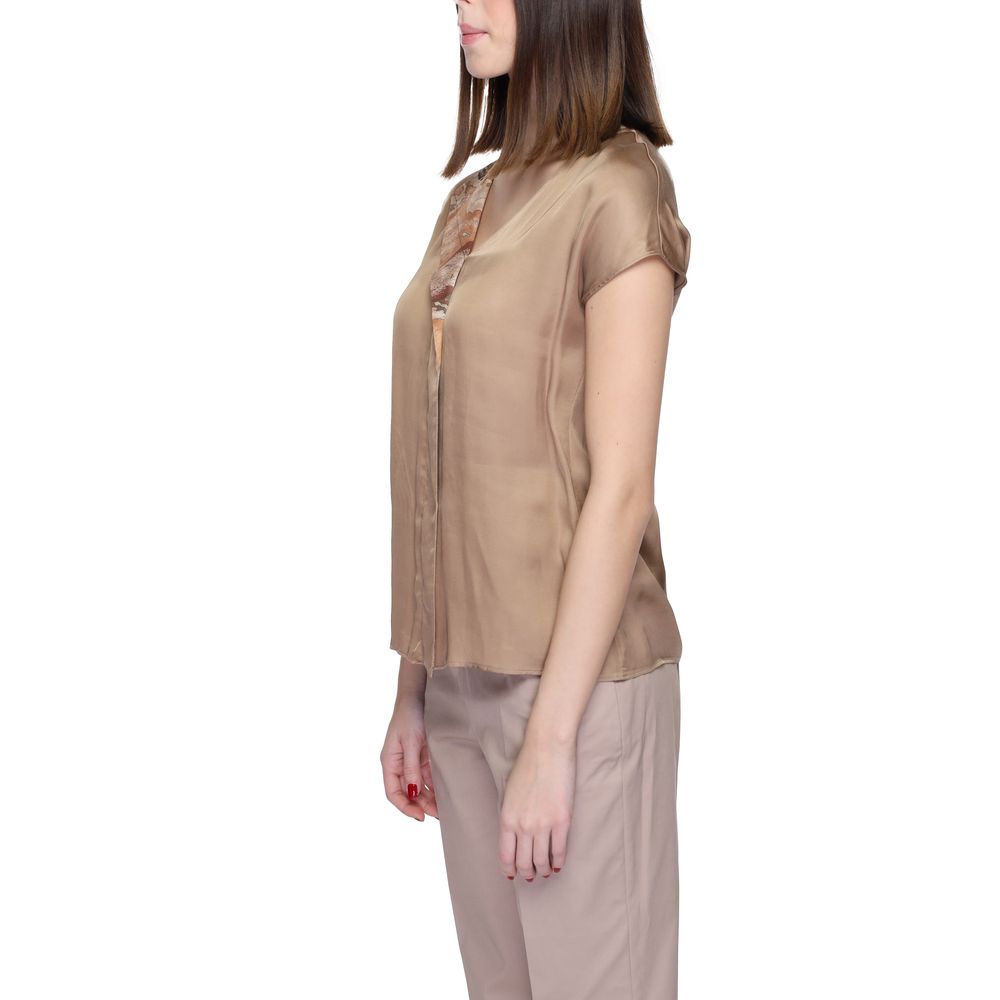 Alviero Martini Prima Classe Beige Viscose Shirt