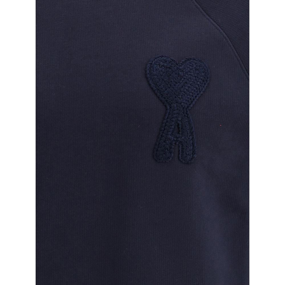 Ami Paris Sweatshirt with embroidered logo.