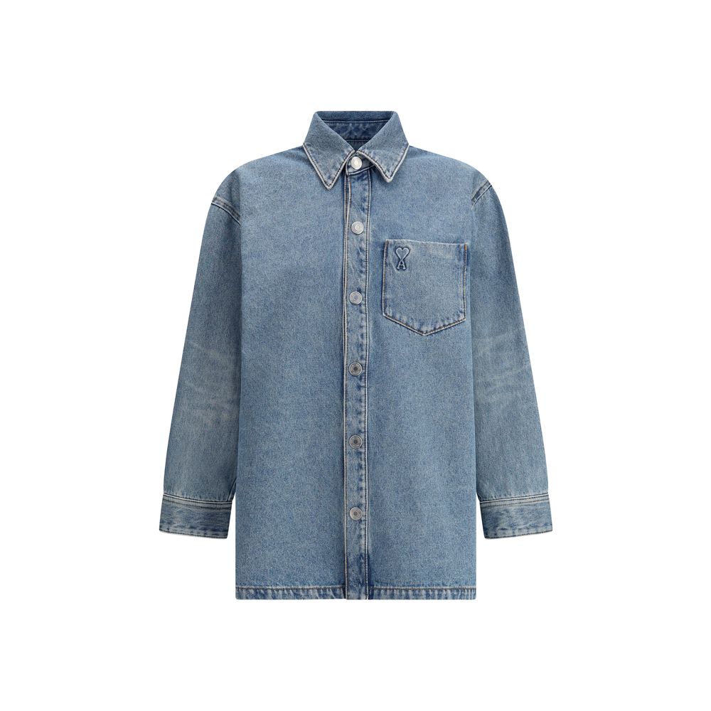 Ami Paris Logo Shirt Jacket