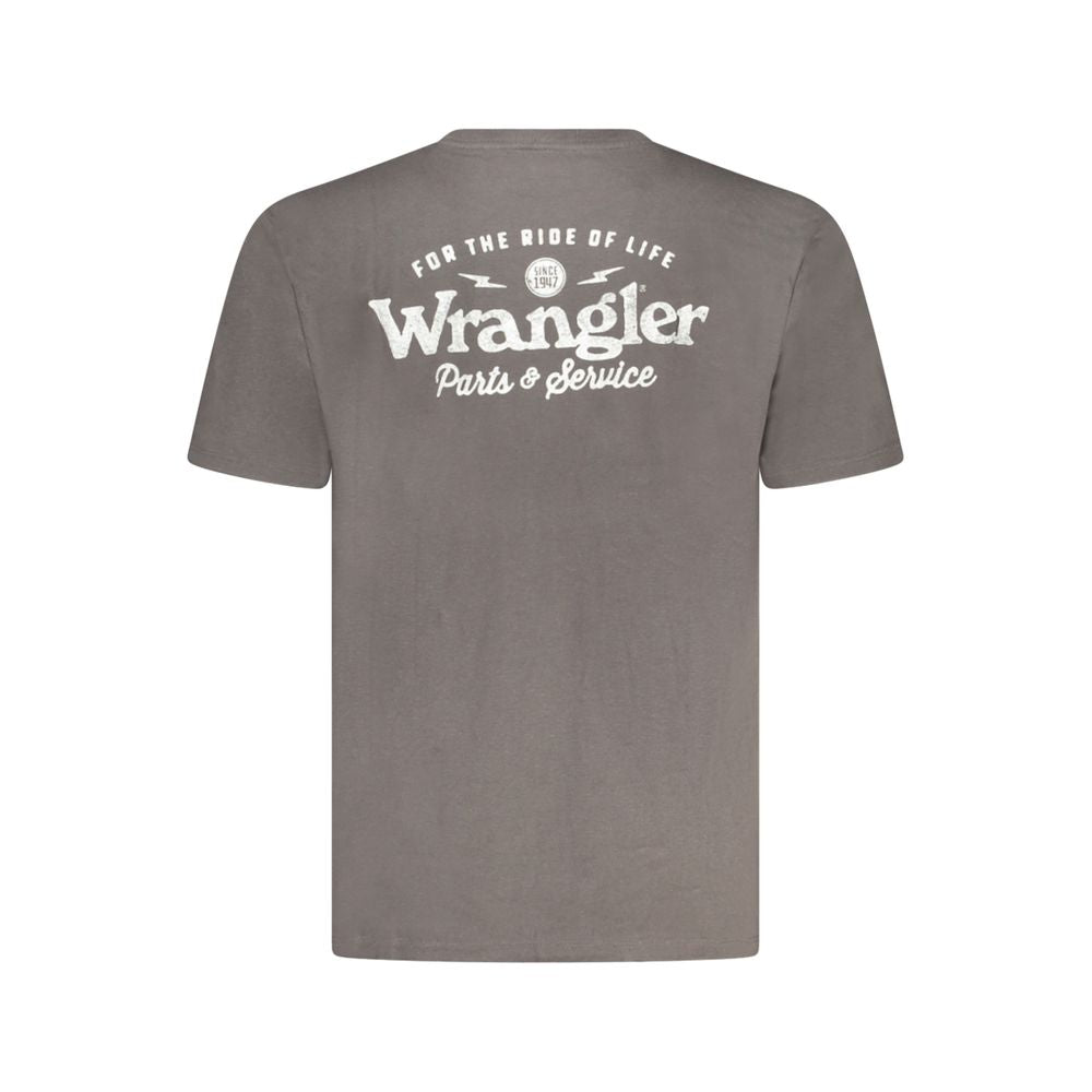 Wrangler Black Cotton T-Shirt