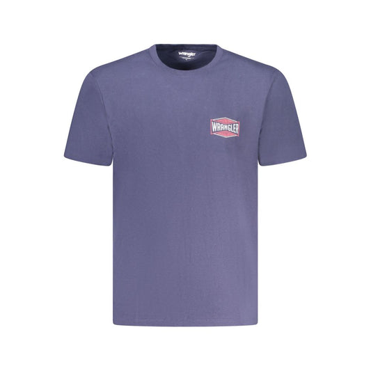 Wrangler Blue Cotton T-Shirt