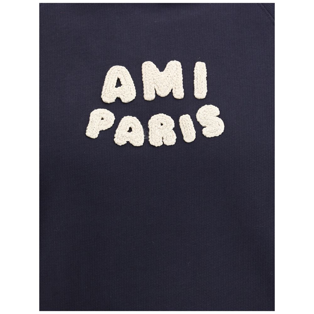 Ami Paris Logoed Hoodie